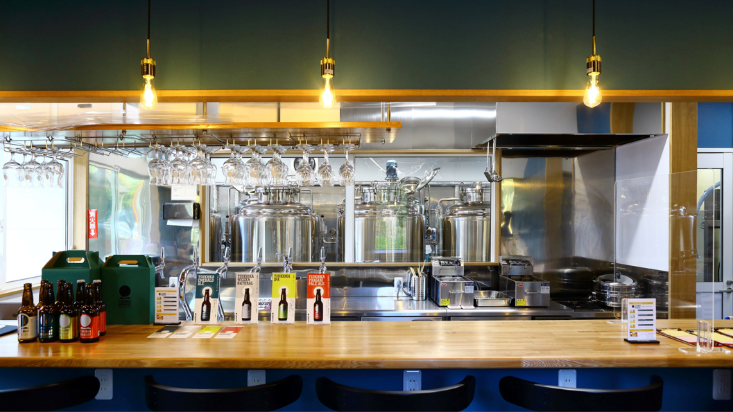 月岡ブルワリー＆キッチンGeppo クラフトビール醸造所